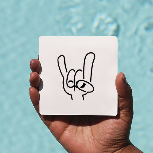 Horns by schwegel is a Music temporary tattoo from inkbox - 0
