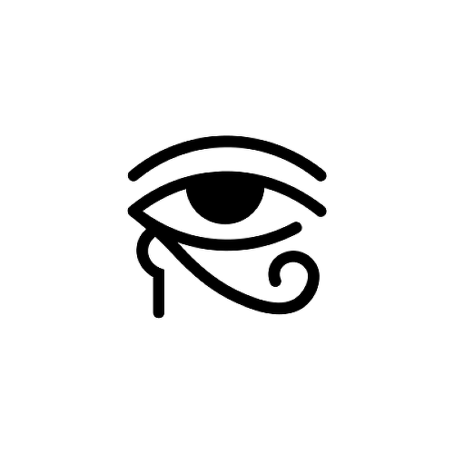 Horus by Sebastian Eisenberg is a Minimal temporary tattoo from inkbox - 1