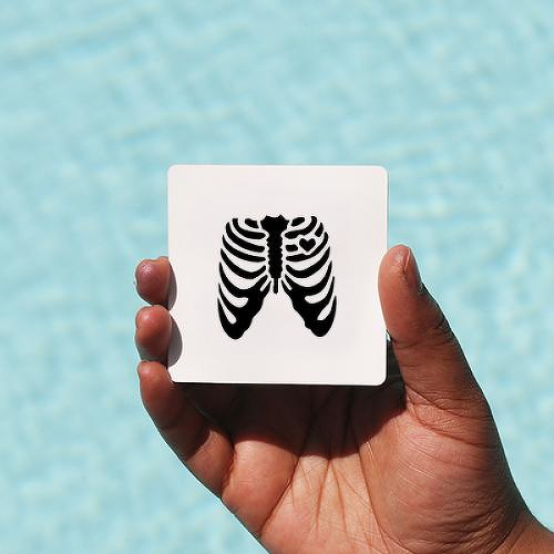 Inhala by Rachel Hardy is a Hearts temporary tattoo from inkbox - 0