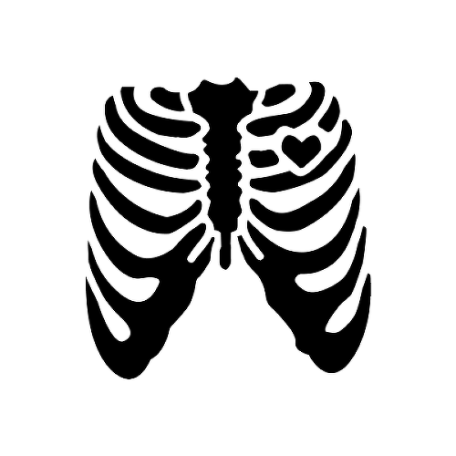 Inhala by Rachel Hardy is a Hearts temporary tattoo from inkbox - 1