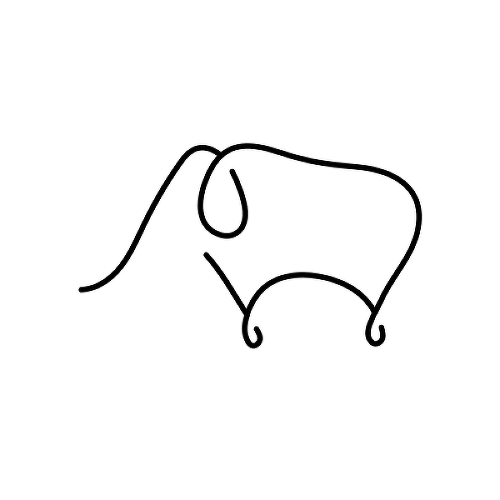 Ivory by Garreth Chan is a Animals temporary tattoo from inkbox - 1