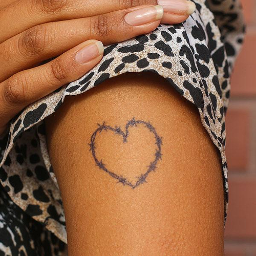 Jonnaton by Kurtis Conner is a Hearts temporary tattoo from inkbox - 2