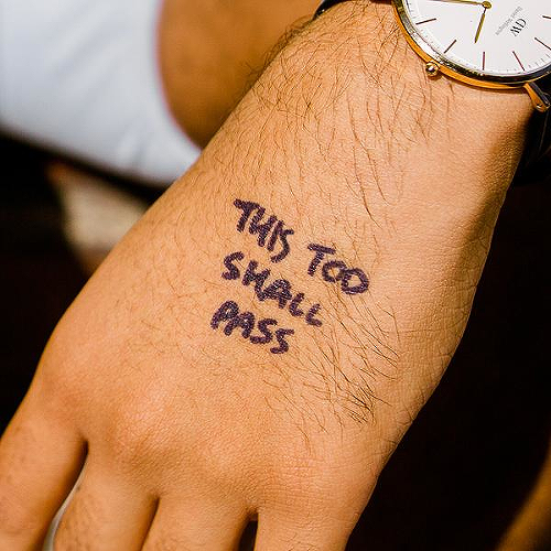 Keap by sketchnate is a Quotes temporary tattoo from inkbox - 4