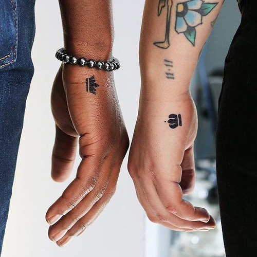 King and Queen Bundle of 2 by inkbox tattoos is a temporary tattoo from inkbox - 2