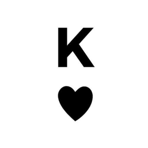King by inkbox is a Hearts temporary tattoo from inkbox - 1