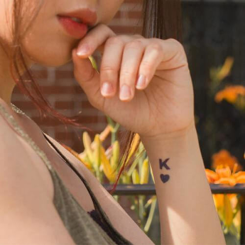 King by inkbox is a Hearts temporary tattoo from inkbox - 2