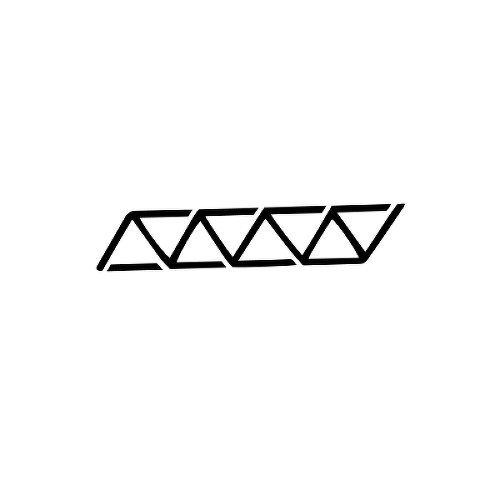 Kolmio by Stef Luthin is a Geometric temporary tattoo from inkbox - 1