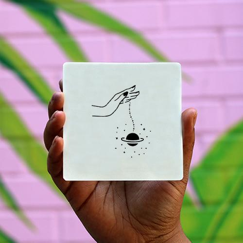 KosMos by Lina is a Space temporary tattoo from inkbox - 0