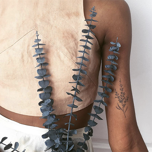 Lafant by Lenera Solntseva is a Flowers temporary tattoo from inkbox - 3