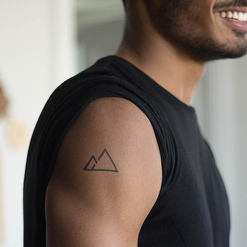 Las Cumbres by inkbox is a Geometric temporary tattoo from inkbox - 0