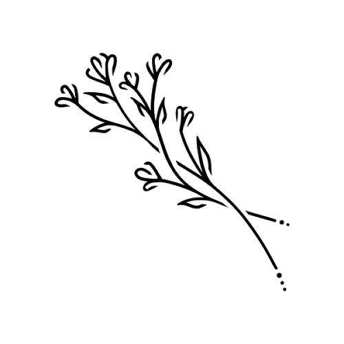 Lathyrus by Xixi Wang is a Flowers temporary tattoo from inkbox - 1