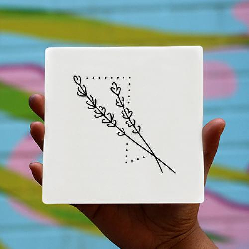Lavandin by Xixi Wang is a Flowers temporary tattoo from inkbox - 0