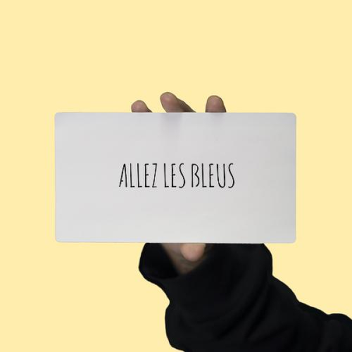 Les Bleus by inkbox is a Quotes temporary tattoo from inkbox - 0