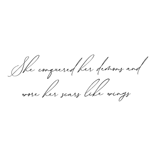 Like Wings by atticus is a Quotes temporary tattoo from inkbox - 1