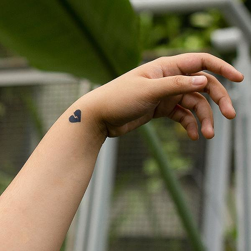 Lillehei by inkbox is a Hearts temporary tattoo from inkbox - 0