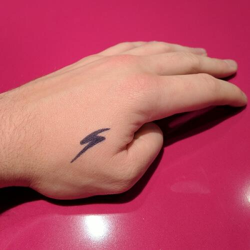 Lit by Kristine Vodon is a temporary tattoo from inkbox - 0
