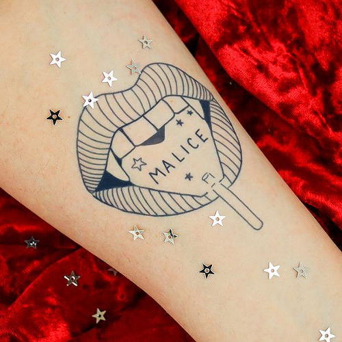 Lolli by Emily Malice is a temporary tattoo from inkbox - 2