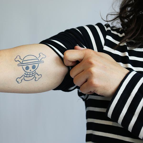 Luffy by Miguel Romero is a Gaming & Fandom temporary tattoo from inkbox - 0