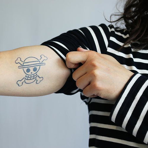 Luffy by Miguel Romero is a Gaming & Fandom temporary tattoo from inkbox - 2