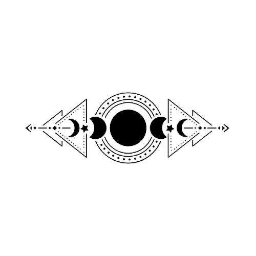 Lunarni by Rafael Tato is a Arrows temporary tattoo from inkbox - 1