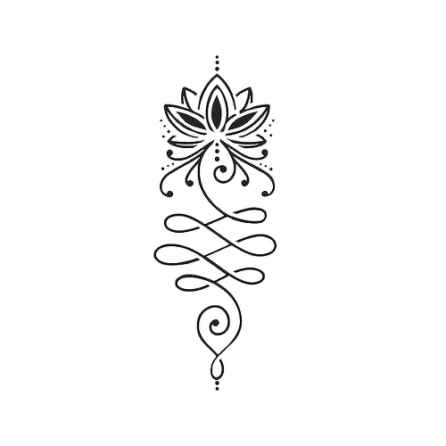 Lutea by Rafael Tato is a Flowers temporary tattoo from inkbox - 1