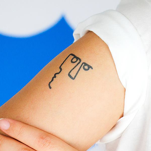 Magritte by Chinatown Stropky is a temporary tattoo from inkbox - 2