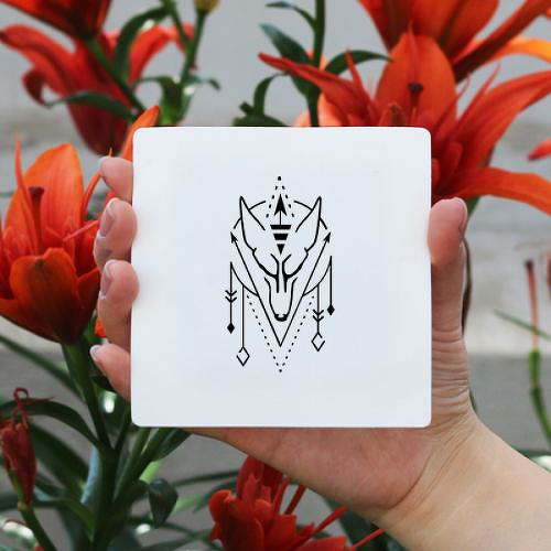 Mahigan by Martith is a Geometric temporary tattoo from inkbox - 0