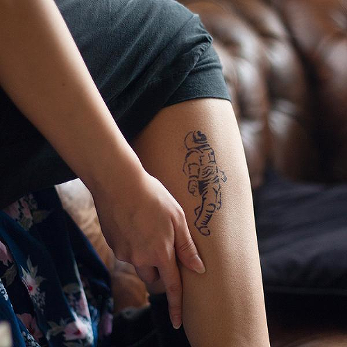 Major Tom by Kristine Vodon is a Space temporary tattoo from inkbox - 0