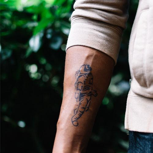 Major Tom by Kristine Vodon is a Space temporary tattoo from inkbox - 2