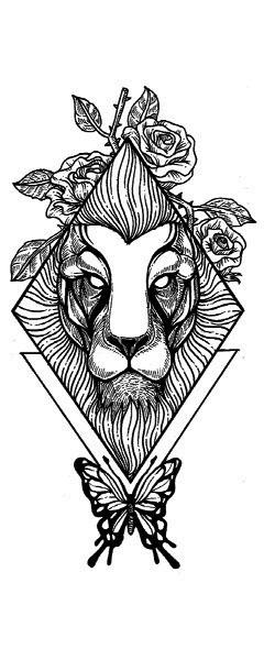 Mane by darealarts is a temporary tattoo from inkbox - design
