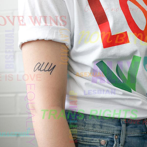 Manford by The Trevor Project is a Words temporary tattoo from inkbox - 0