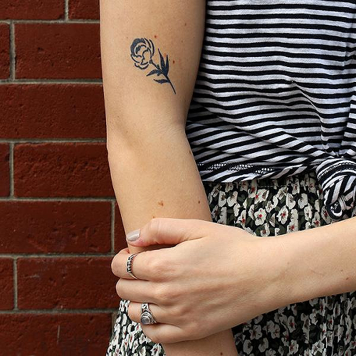 Mariposa by Lenera Solntseva is a Flowers temporary tattoo from inkbox - 0