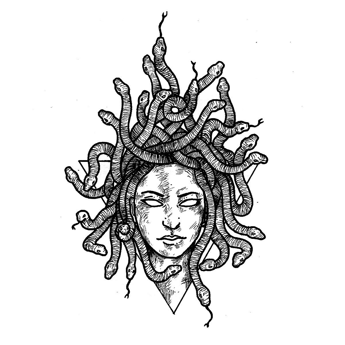 Medusa by darealarts is a temporary tattoo from inkbox - design