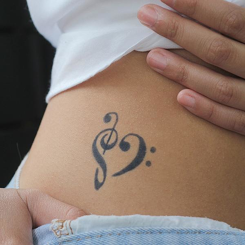 Mellifluous by Nikki Di Biasio is a Music temporary tattoo from inkbox - 0
