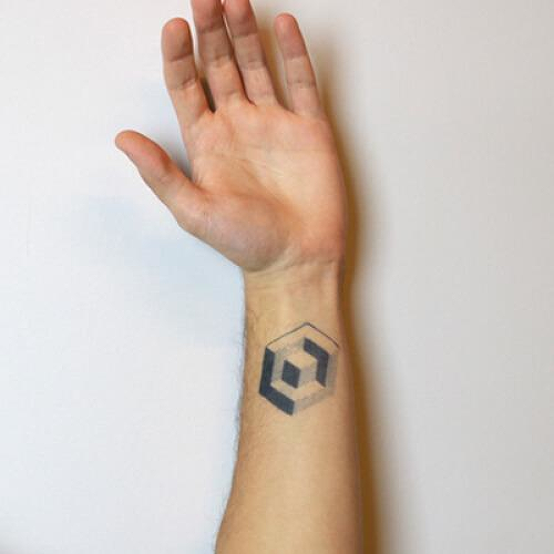 Metatron by Felipe Sena is a Geometric temporary tattoo from inkbox - 0