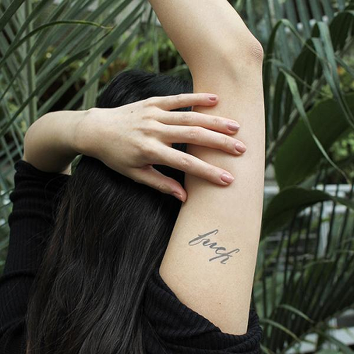 Mierda by Jaimie Hallarn is a temporary tattoo from inkbox - 0
