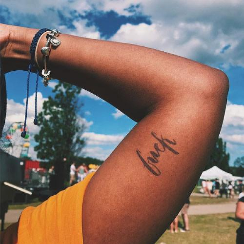 Mierda by Jaimie Hallarn is a temporary tattoo from inkbox - 2