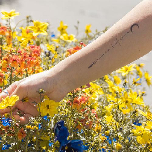 Mimas by inkbox is a Geometric temporary tattoo from inkbox - 0