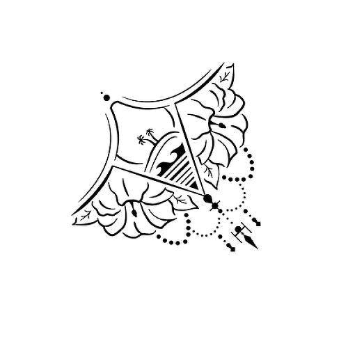Mokupuni by James Burton is a Flowers temporary tattoo from inkbox - 1