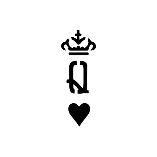 Monarchie by Gabriella Yoo is a Hearts temporary tattoo from inkbox - 1