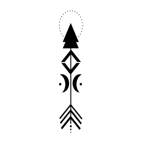 Mondpfeil by @heyyJules_ is a Arrows temporary tattoo from inkbox - 1