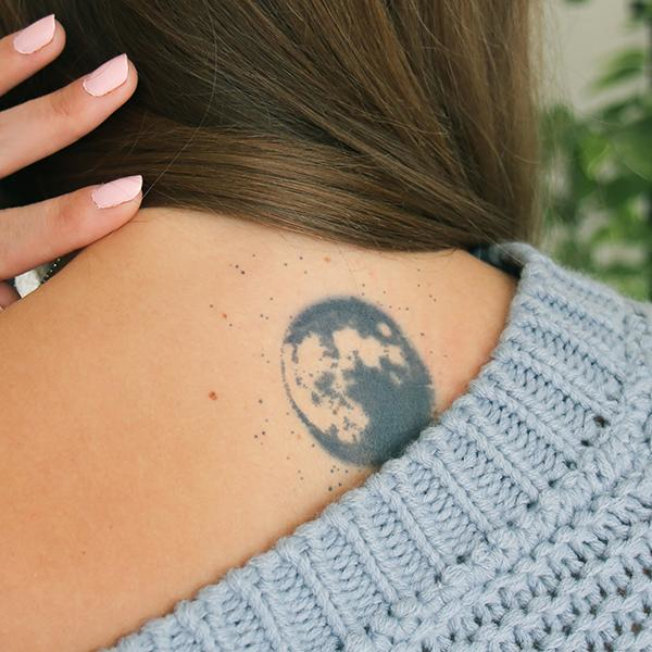 Moony Eyed by Felipe Sena is a temporary tattoo from inkbox - 1
