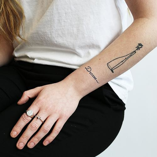 Morpheus by Jared Jacob is a Words temporary tattoo from inkbox - 0