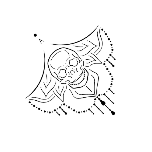 Mortem by James Burton is a Geometric temporary tattoo from inkbox - 1
