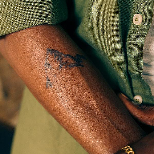 Mountanius by Britney Olivares is a Nature temporary tattoo from inkbox - 3