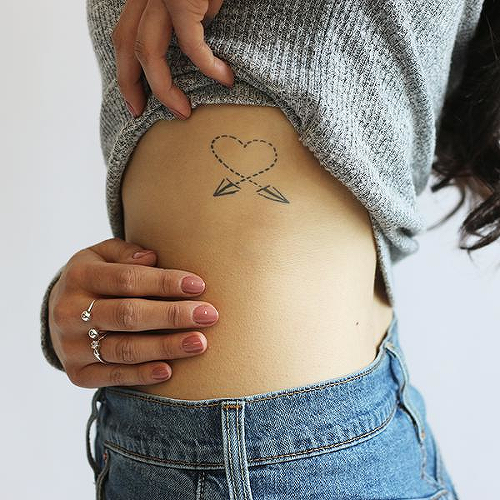 Mutatio by Nicole Walker is a Hearts temporary tattoo from inkbox - 0
