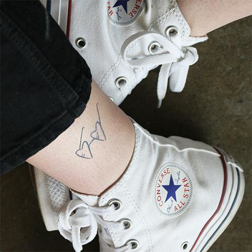 Nabokov by Addison Llanos is a Hearts temporary tattoo from inkbox - 0