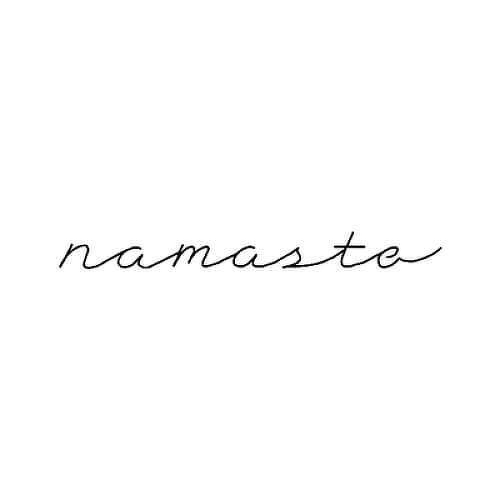 Namaskar by inkbox temporary tattoos is a Words temporary tattoo from inkbox - 1