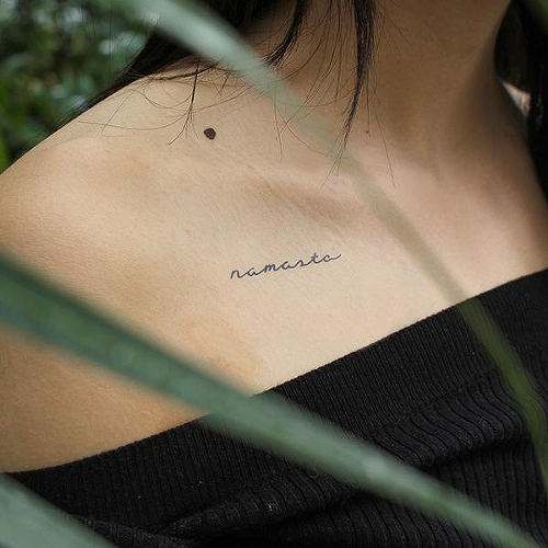 Namaskar by inkbox is a Words temporary tattoo from inkbox - 0