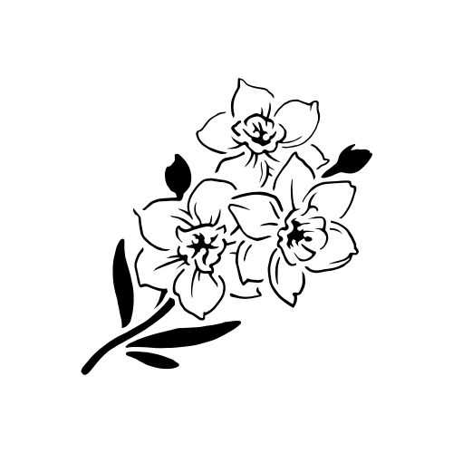 Narcissus by Lenera Solntseva is a temporary tattoo from inkbox - design